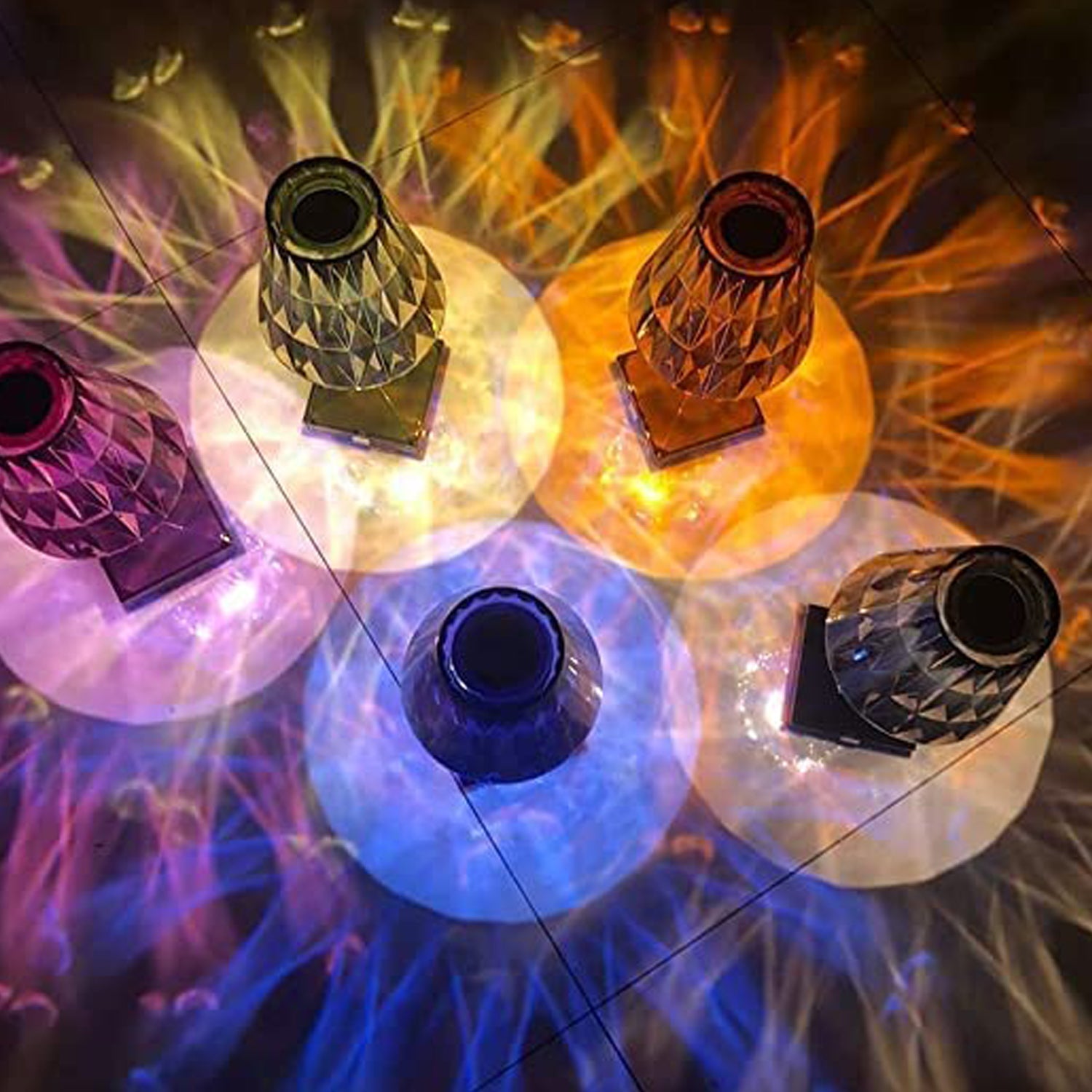 13044 Romantic Crystal Table Lamp, Diamond Lamp, 16 Colors, 6 Brightness Level, Touch / Remote Control Switch, SUB Charging, Lampshade Night Light, Bedroom Bedside, Living Room Decoration 13044 Romantic Crystal Table Lamp, Diamond Lamp, 16 Colors, 6 Brightness Level, Touch / Remote Control Switch, SUB Charging, Lampshade Night Light, Bedroom Bedside, Living Room Decoration